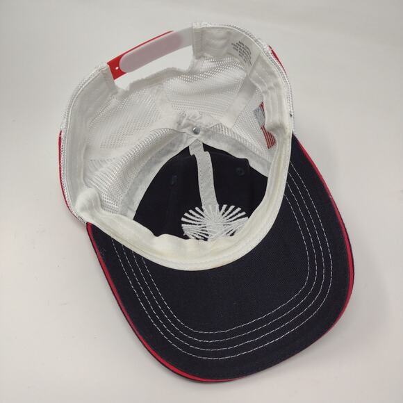 CountryMark Co-Alliance Mesh Back Snapback Hat Black White Embroidered Logo OSFA - Picture 10 of 12